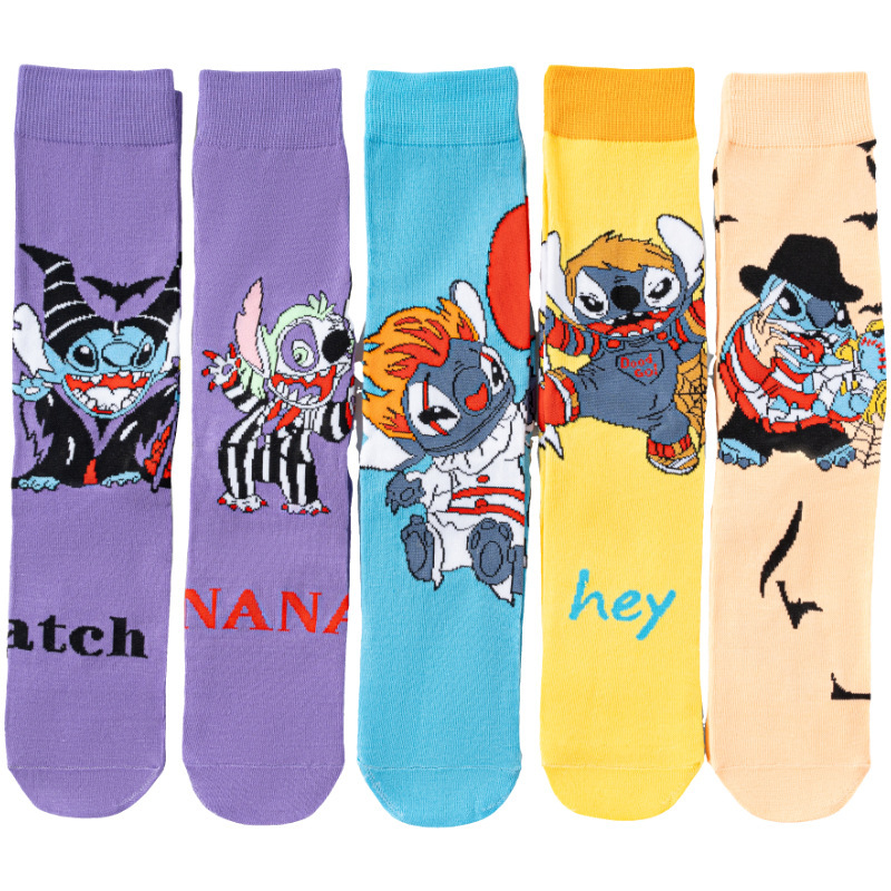 stitch anime socks 10pcs a set