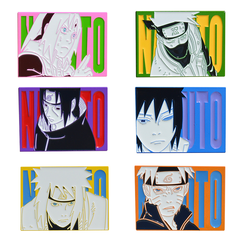 Naruto anime pin 6pcs a set