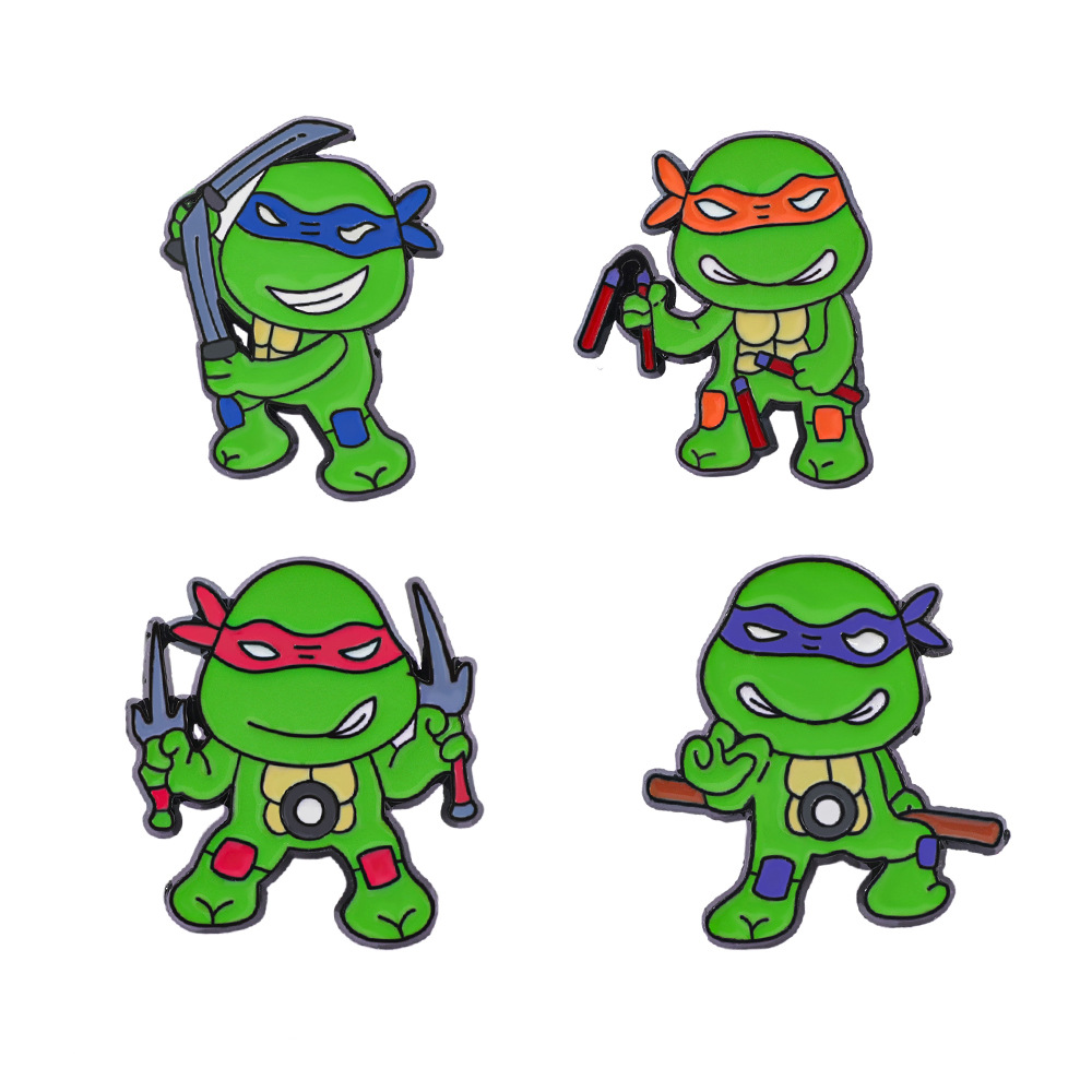 Turtles anime pin