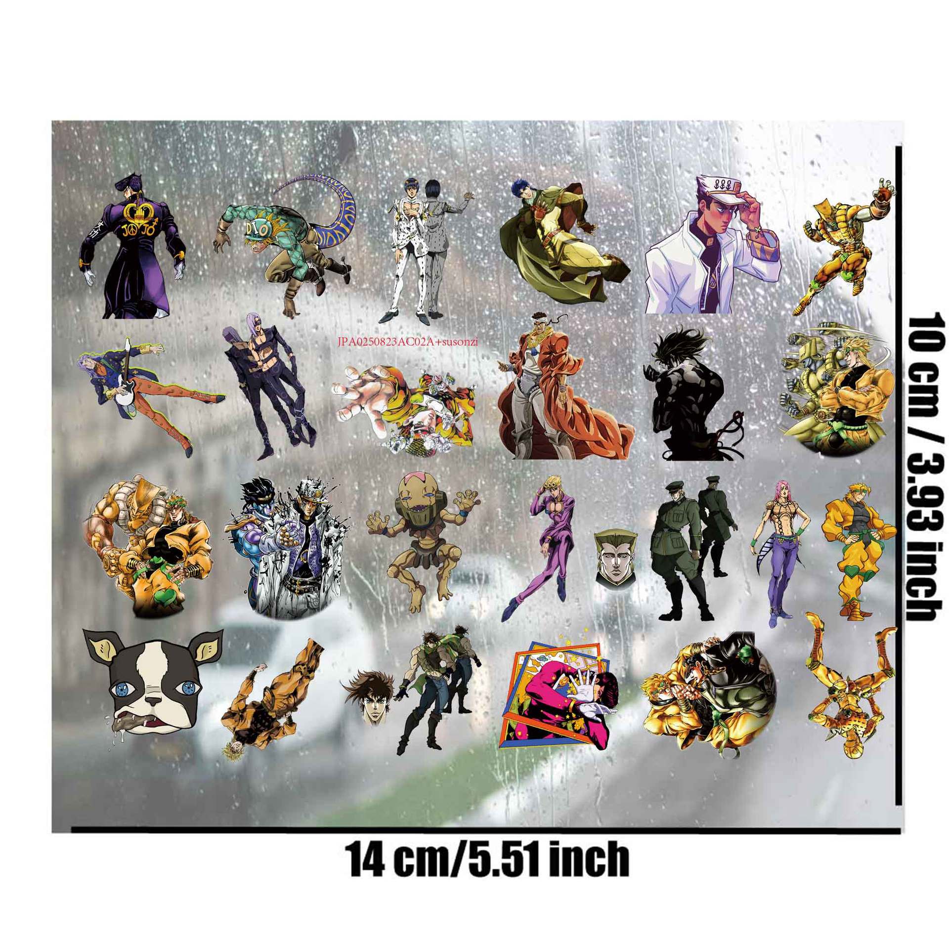 JoJos Bizarre Adventure anime 3D waterproof sticker