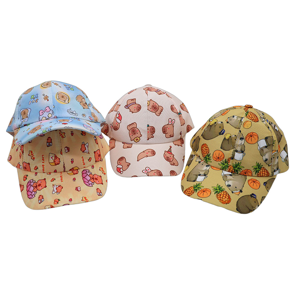 Capybara anime hat kid