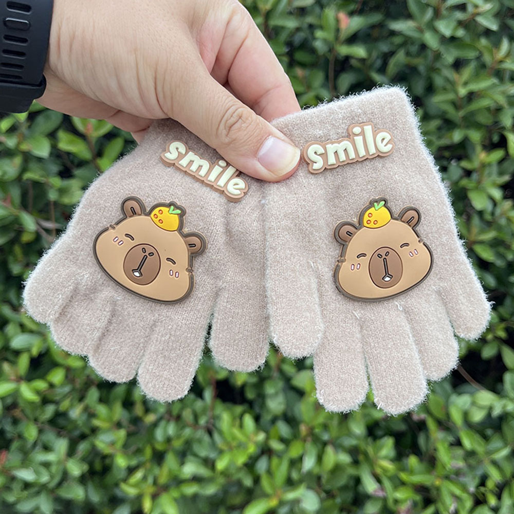 Capybara anime glove kid