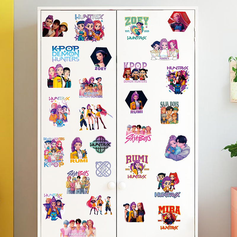 Kpop demon hunters anime 3D stickers