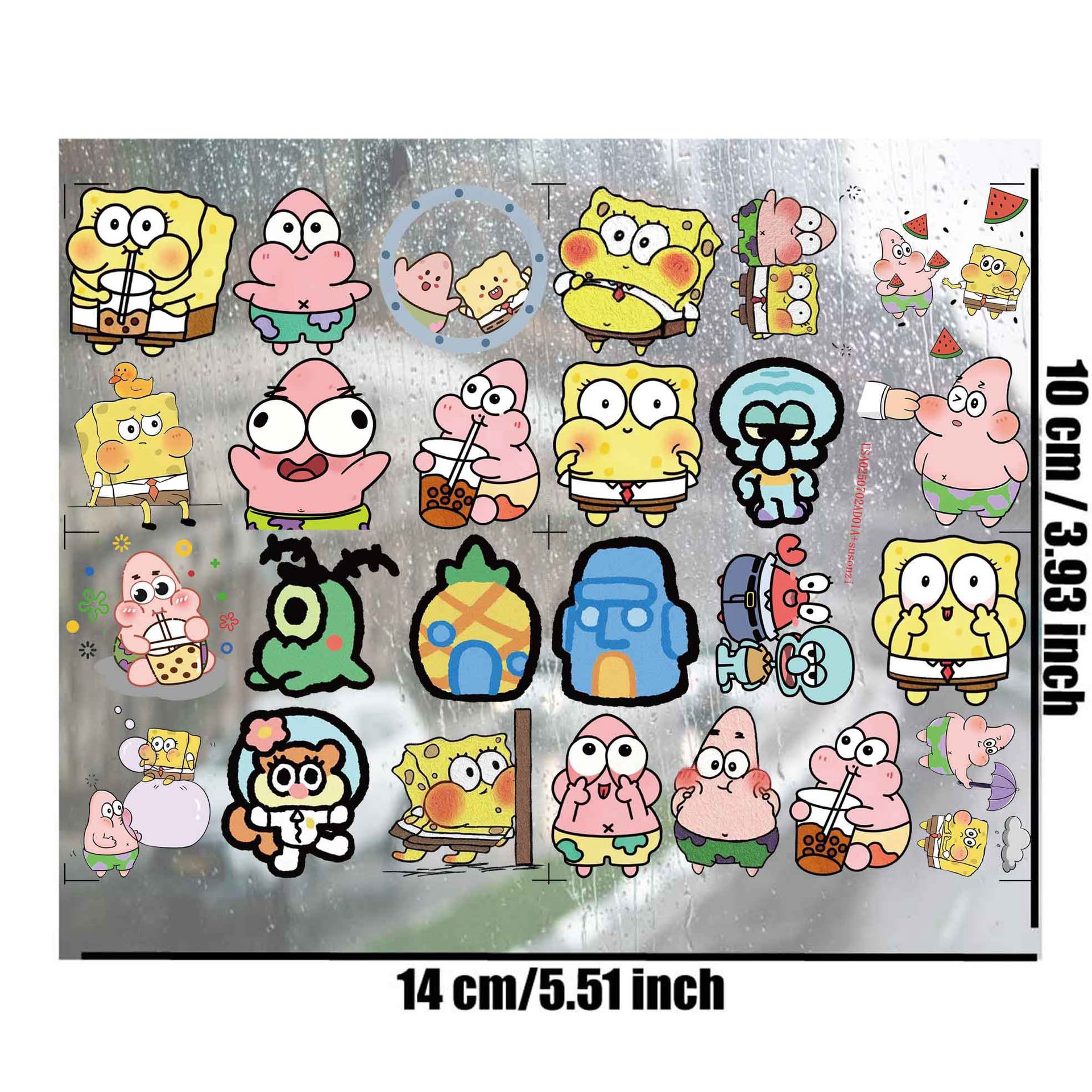 SpongeBob anime 3D waterproof sticker