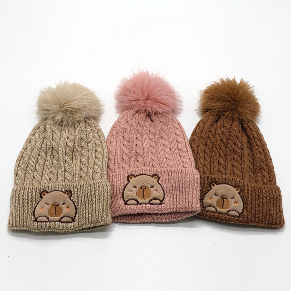 Capybara anime hat kid