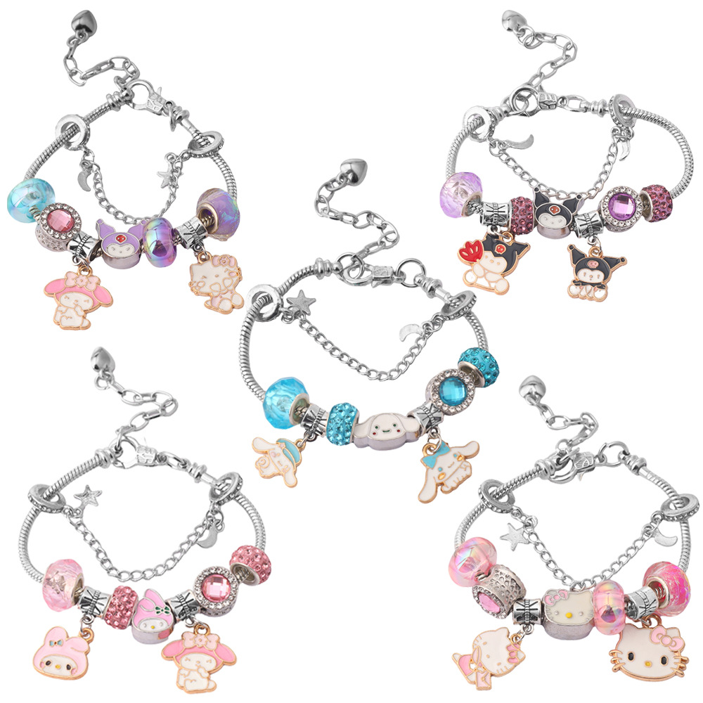 Kuromi anime bracelet
