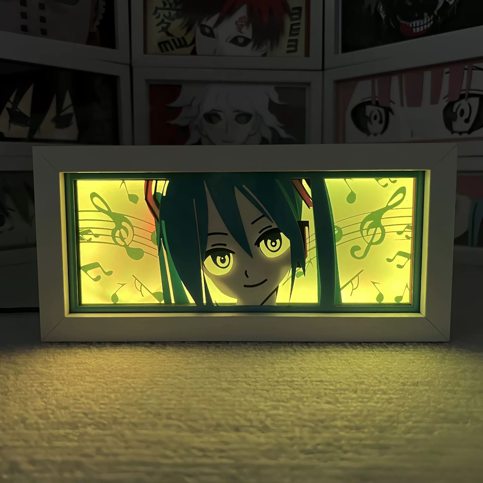 Hatsune Miku anime light lamp 16 color remote control