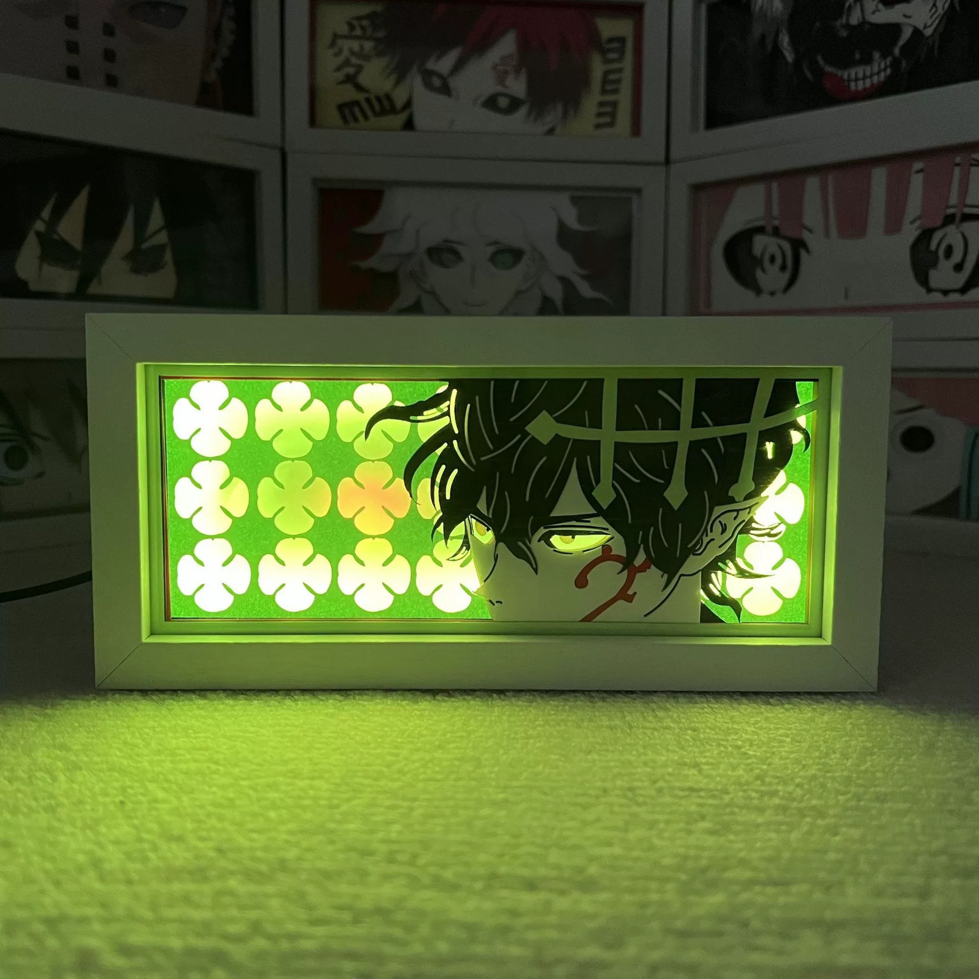 Black Clover anime light lamp 16 color remote control