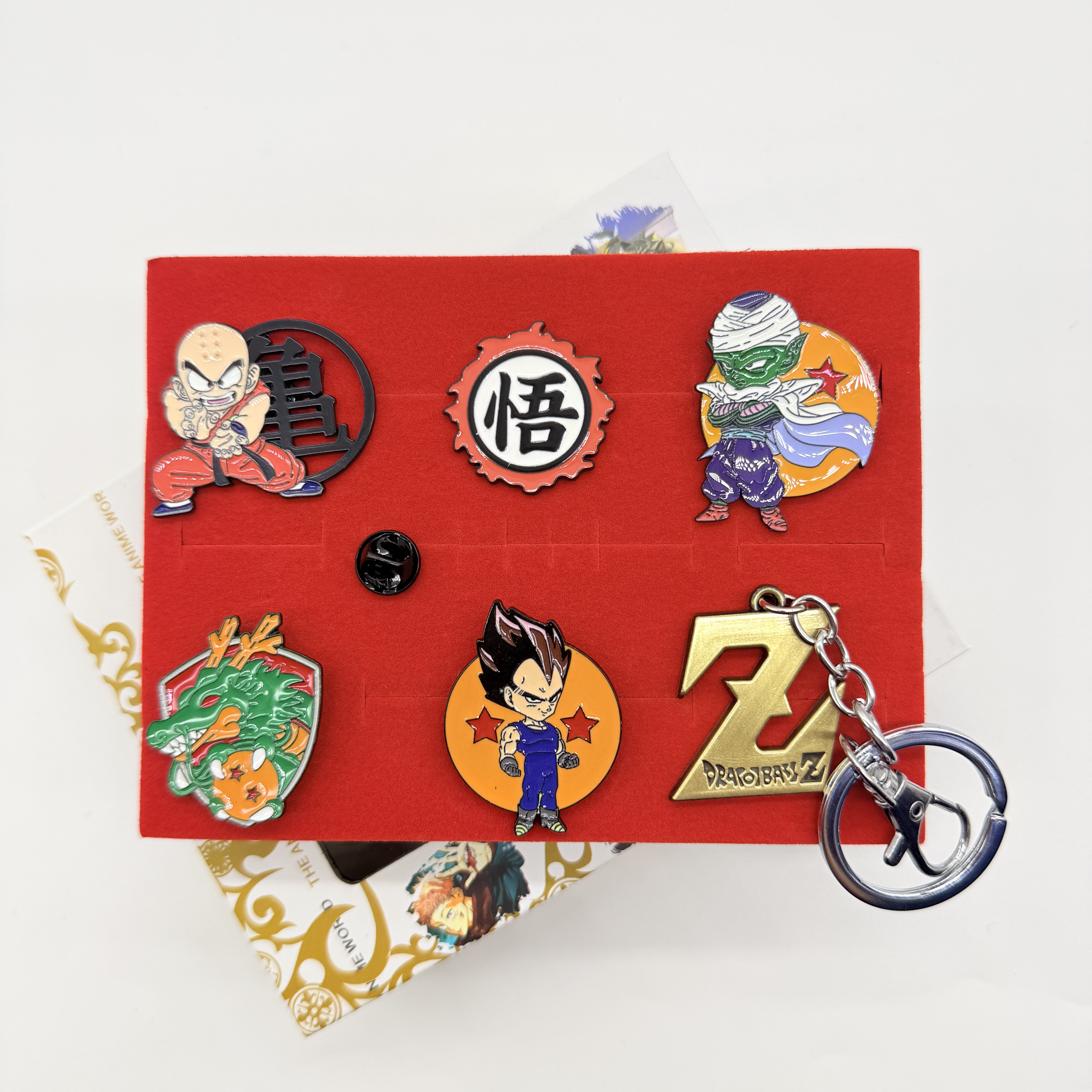 Dragon ball anime pin set