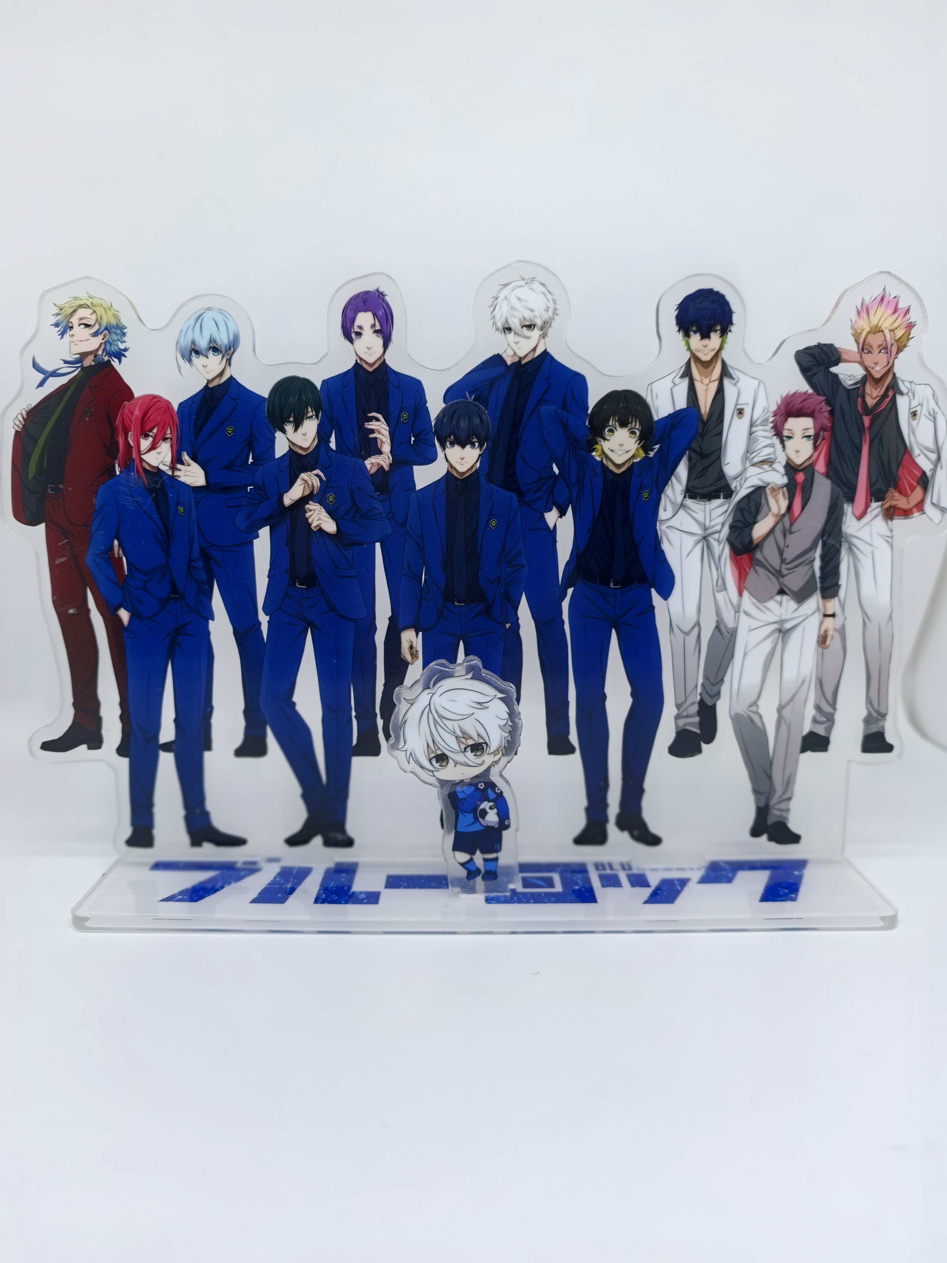 Blue Lock anime standing plate