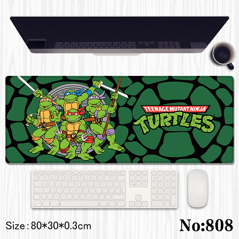 Turtles anime Mouse pad 80*30*0.3cm
