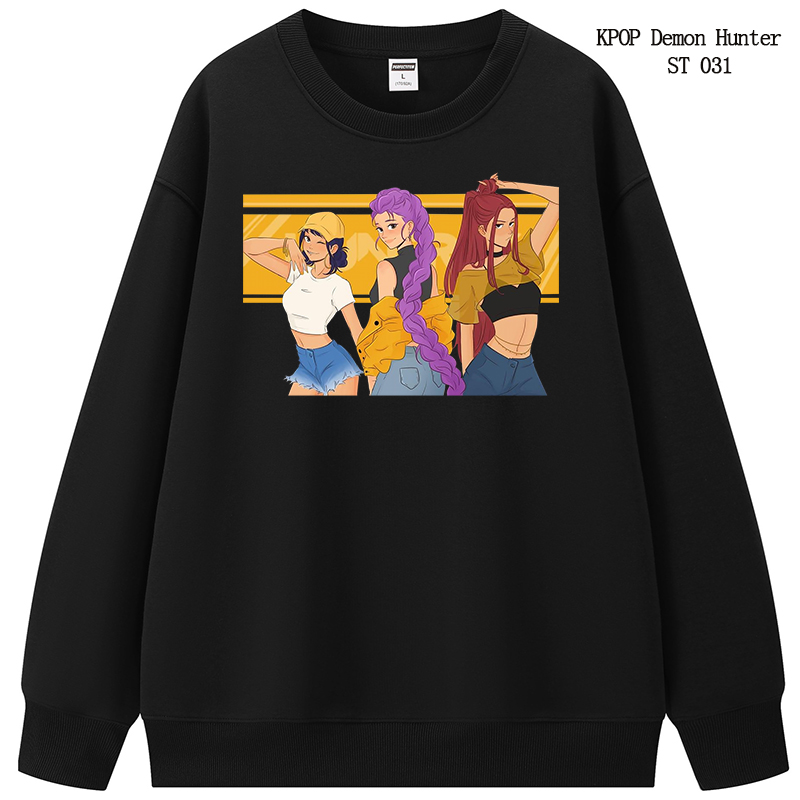 Kpop demon hunters anime hoodie