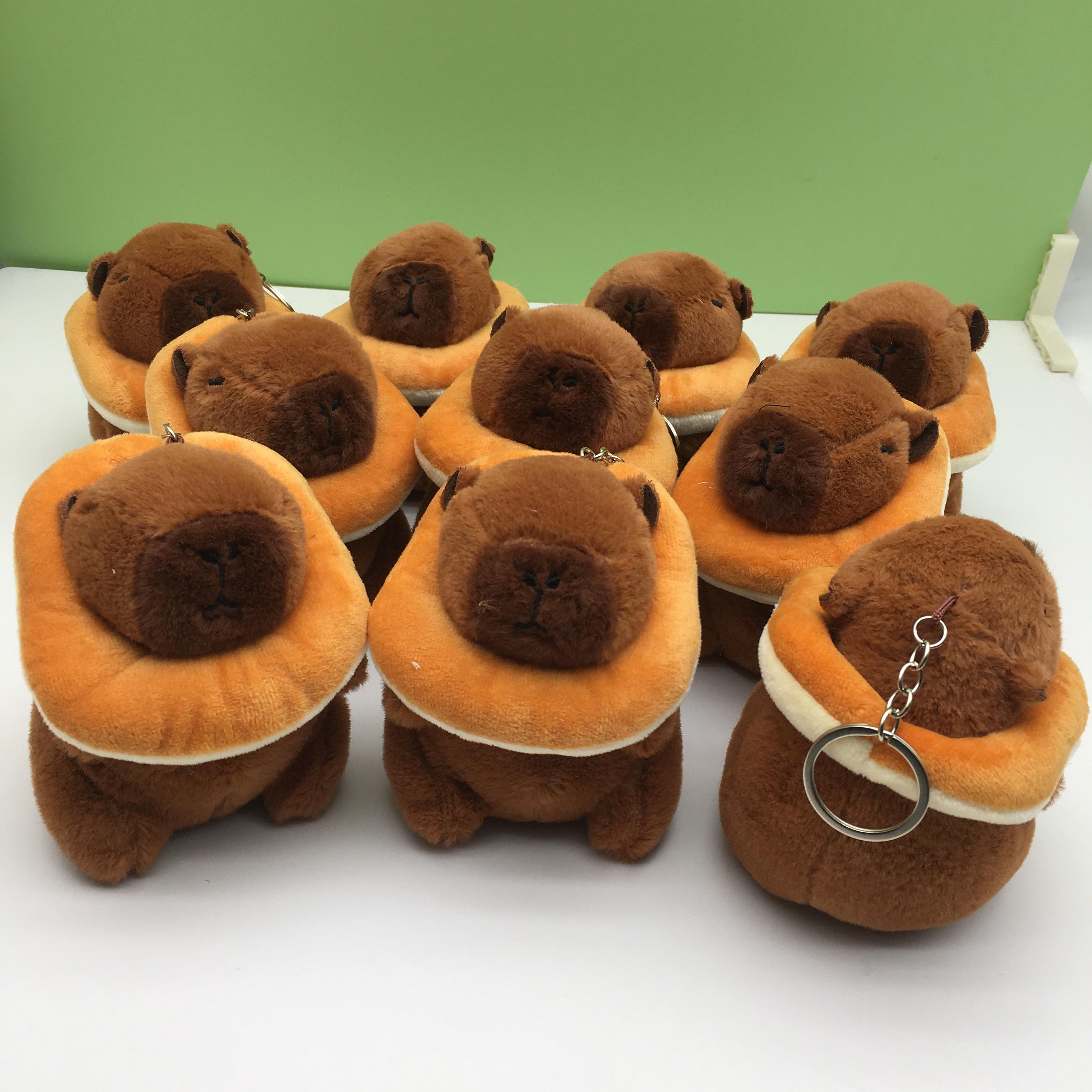 Capybara anime Plush toy 12cm 10pcs a set