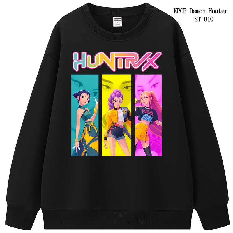 Kpop demon hunters anime hoodie