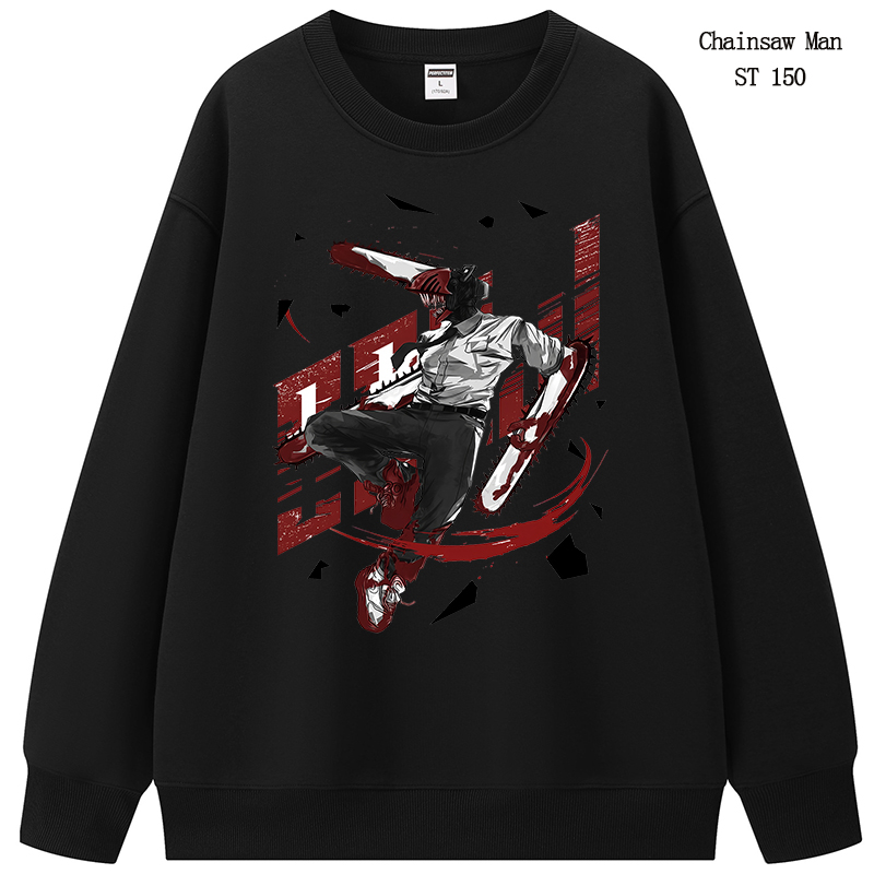 chainsaw man anime hoodie