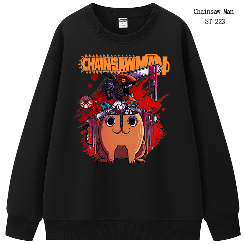 chainsaw man anime hoodie