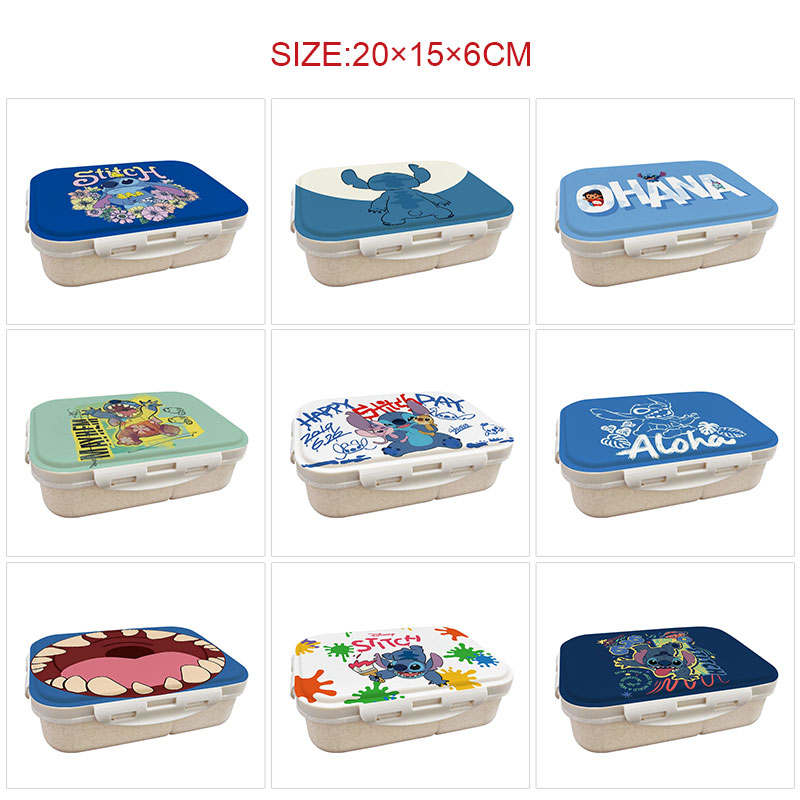 stitch anime lunch box