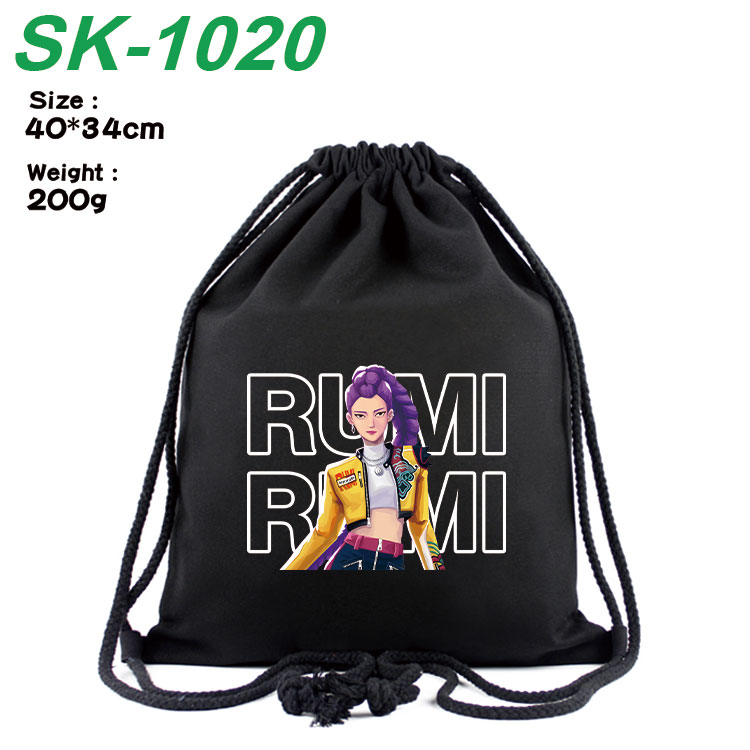 Kpop demon hunters anime bag 40*34cm