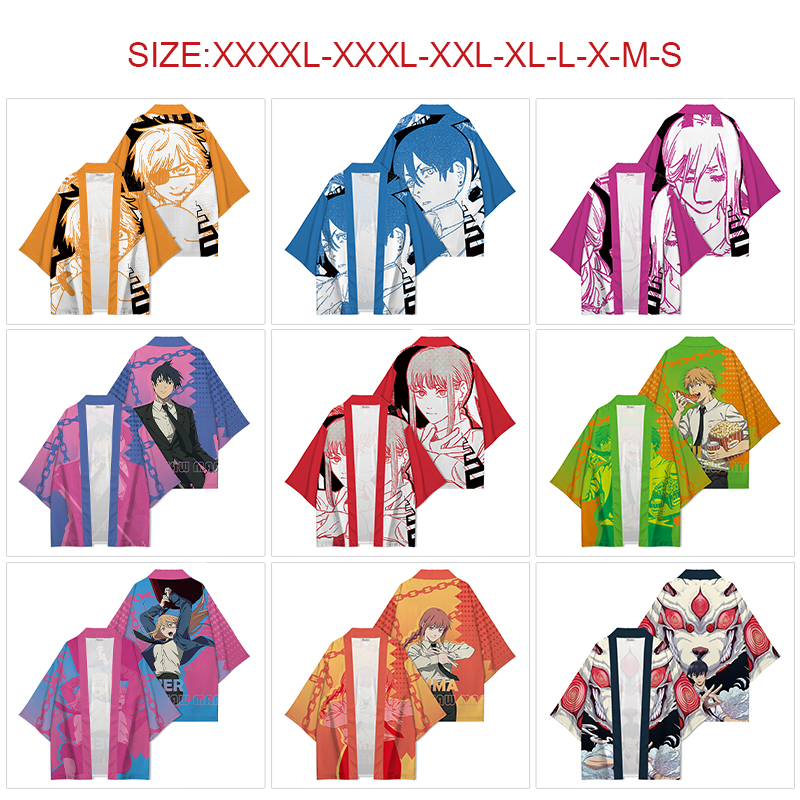 chainsaw man anime kimono