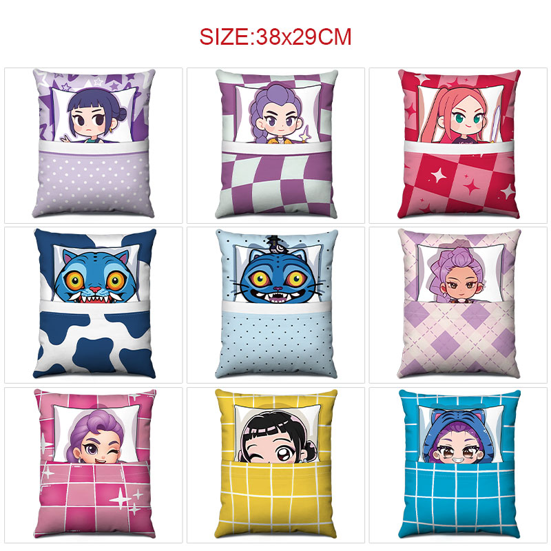 Kpop demon hunters anime cushion 38*29cm