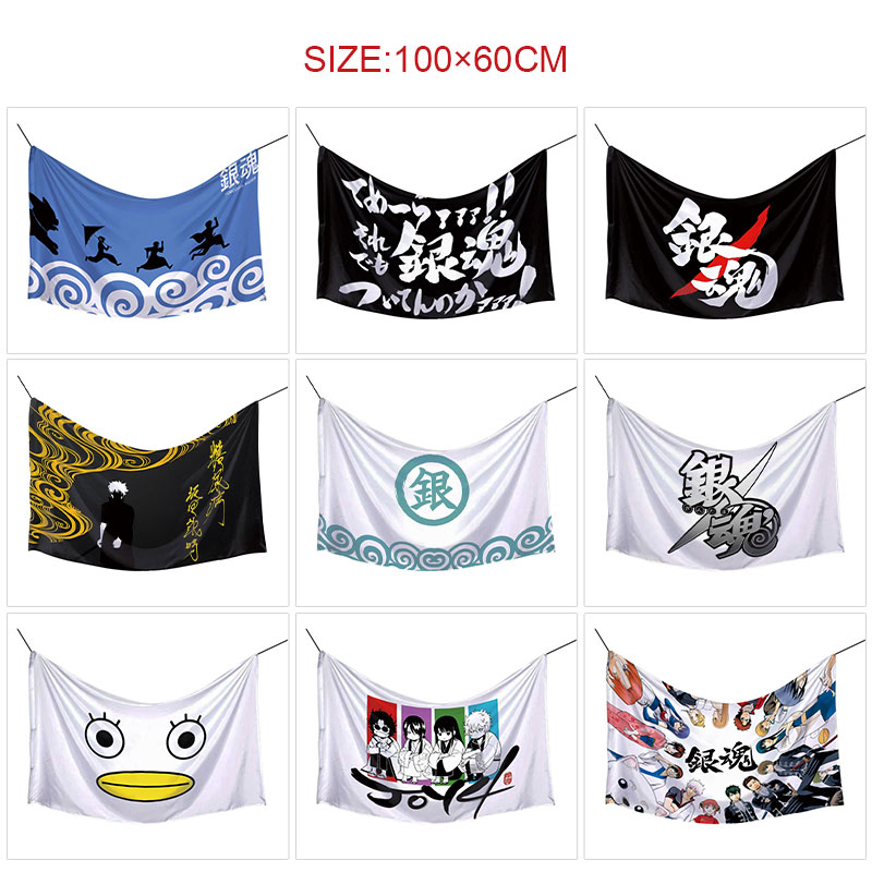 Gintama anime flag 100*60cm