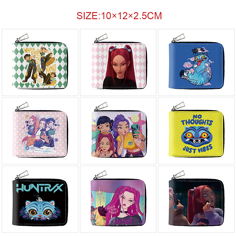 Kpop demon hunters anime wallet