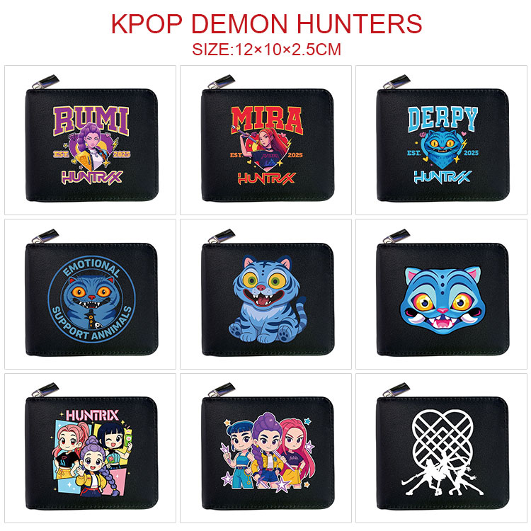 Kpop demon hunters anime wallet