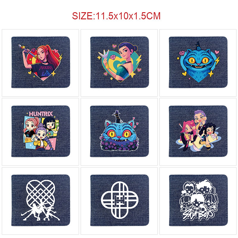 Kpop demon hunters anime wallet