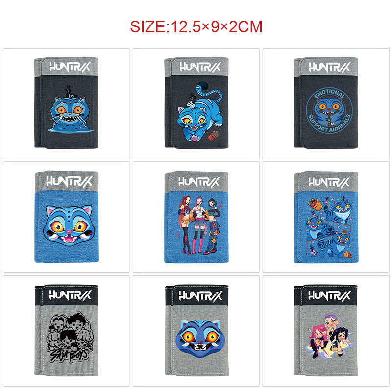 Kpop demon hunters anime wallet