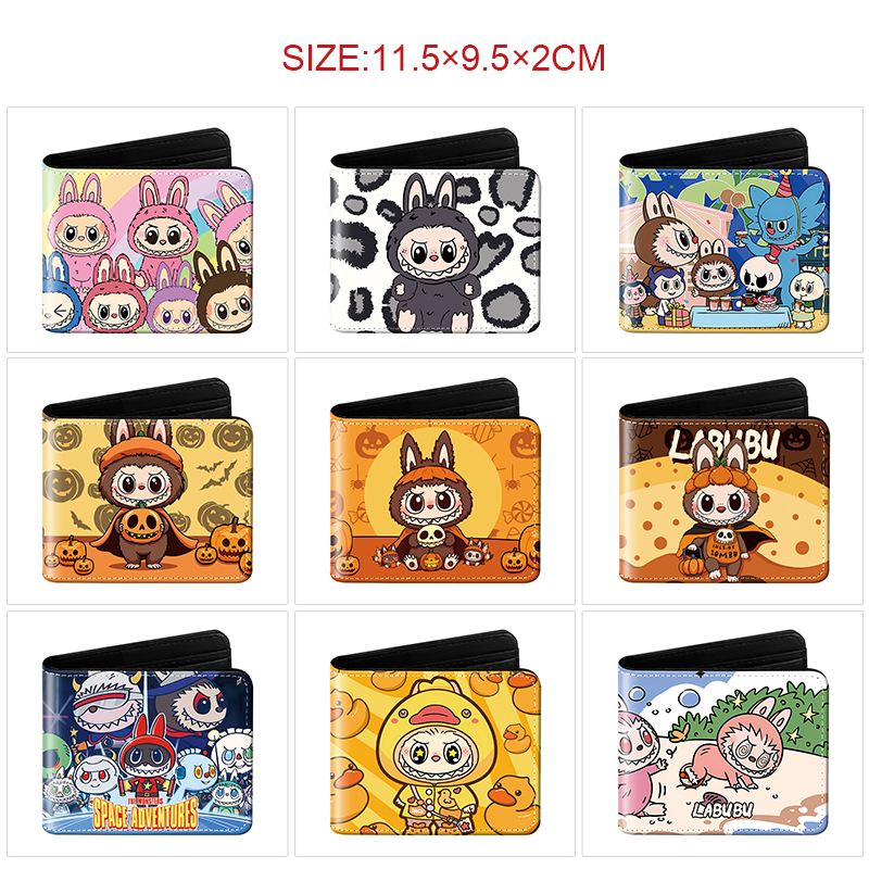 Labubu anime wallet