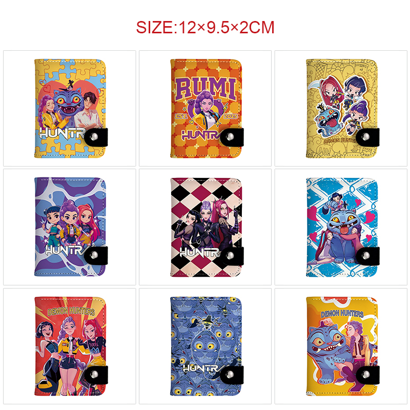 Kpop demon hunters anime wallet