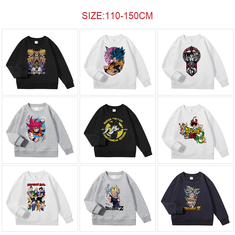 Dragon ball anime hoodie kid
