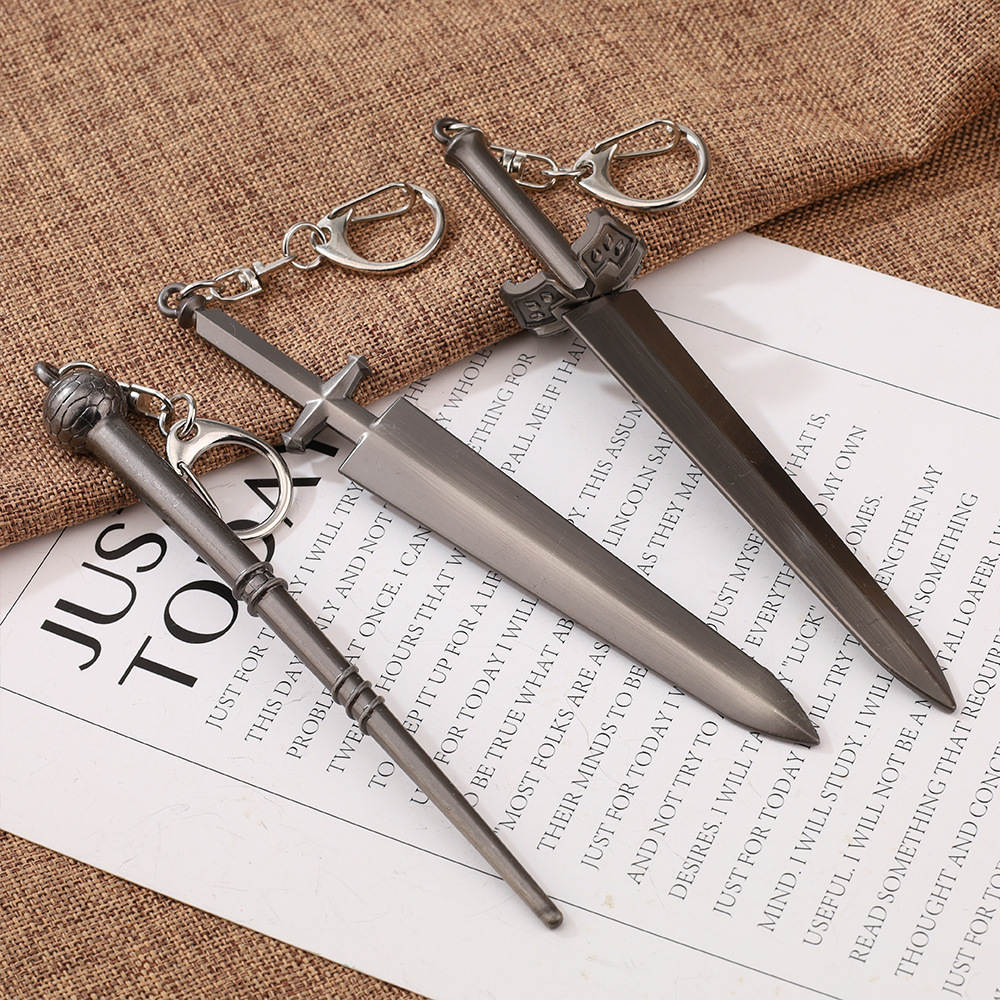 Black clover anime keychain