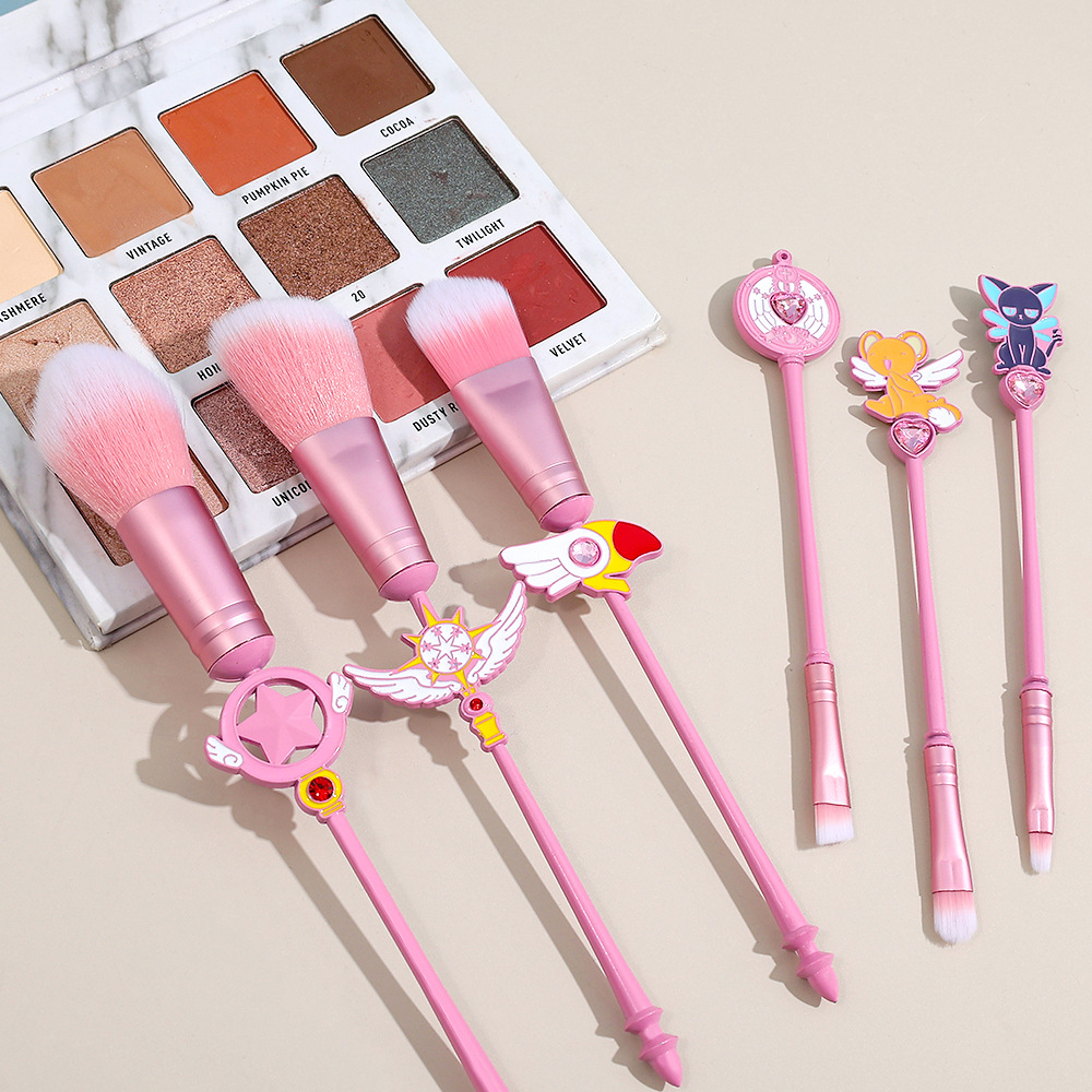 card captor sakura anime makeup brush 3pcs a set