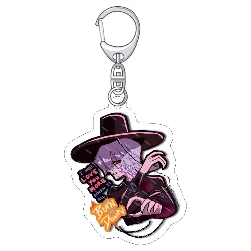 Kpop demon hunters anime keychain