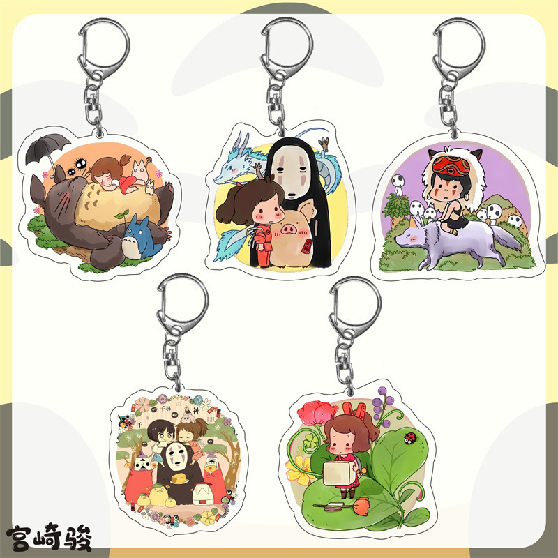 Spirited Away anime keychain