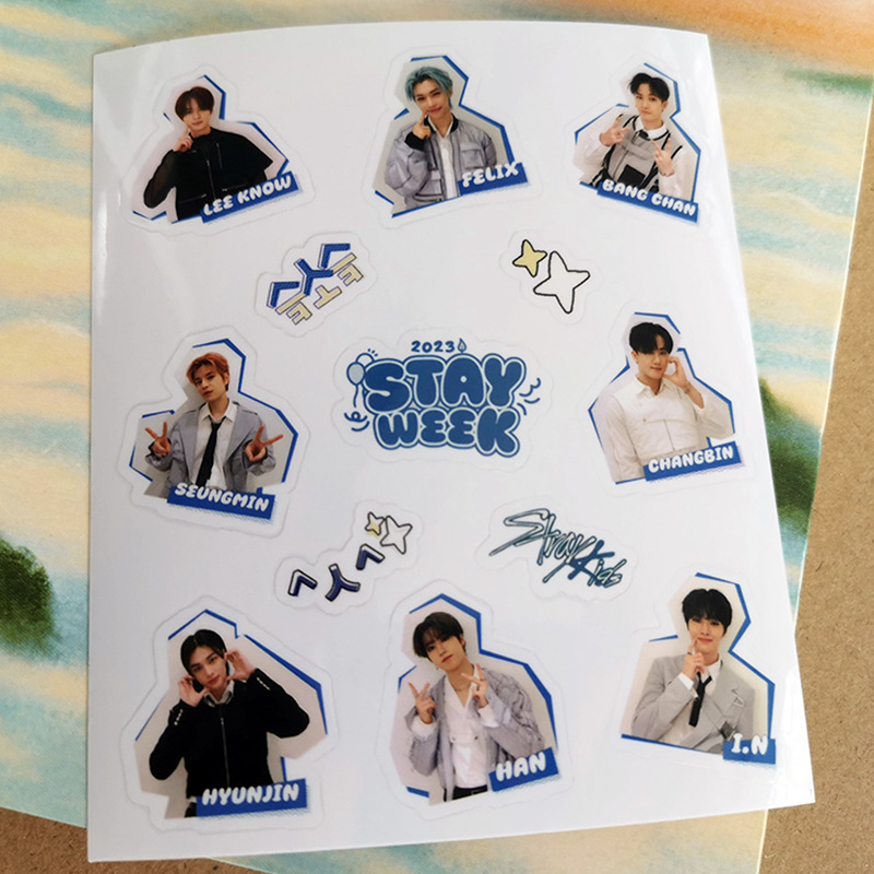 Straykids anime stickers