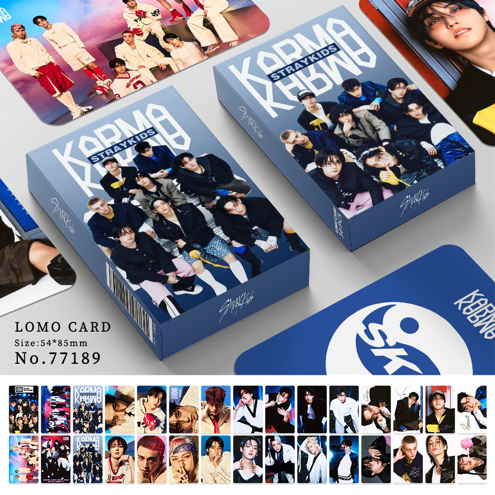 Straykids anime lomo cards price for a set of 30pcs