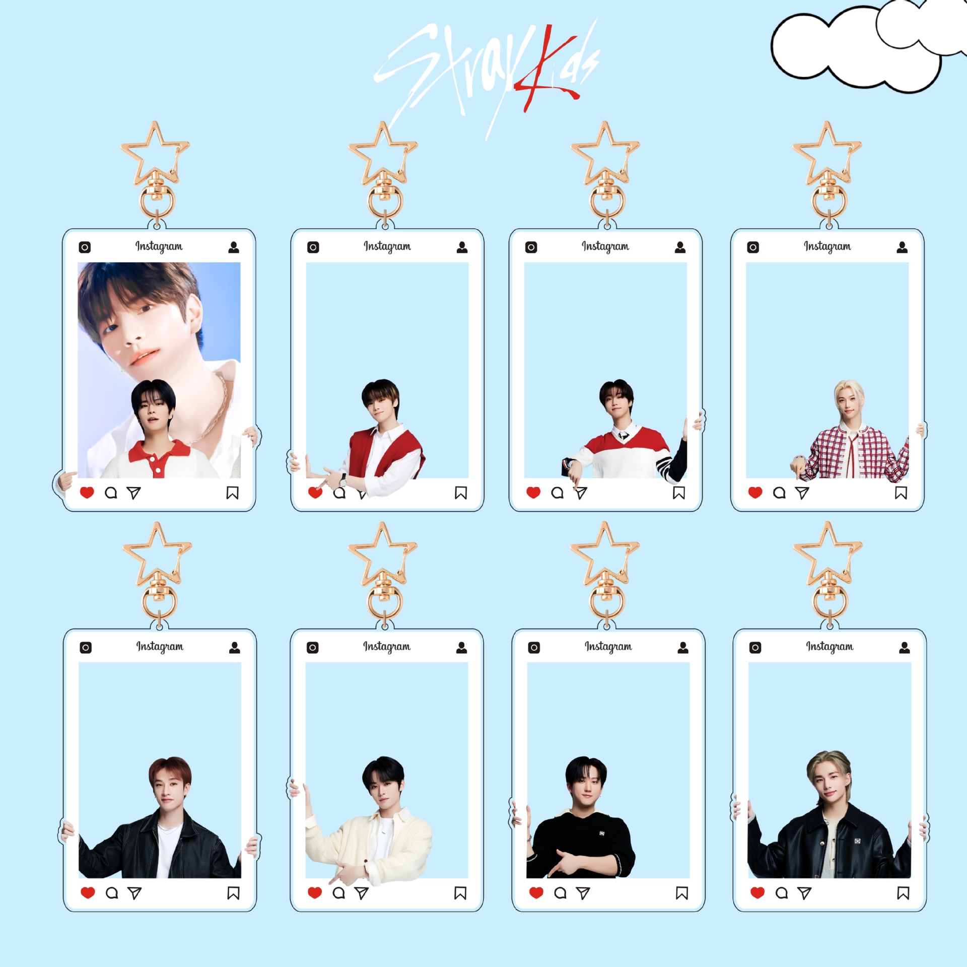Straykids anime ferrule 95*62mm