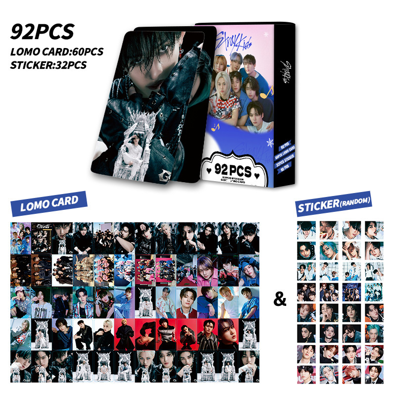 Straykids anime lomo cards price for a set of 92pcs