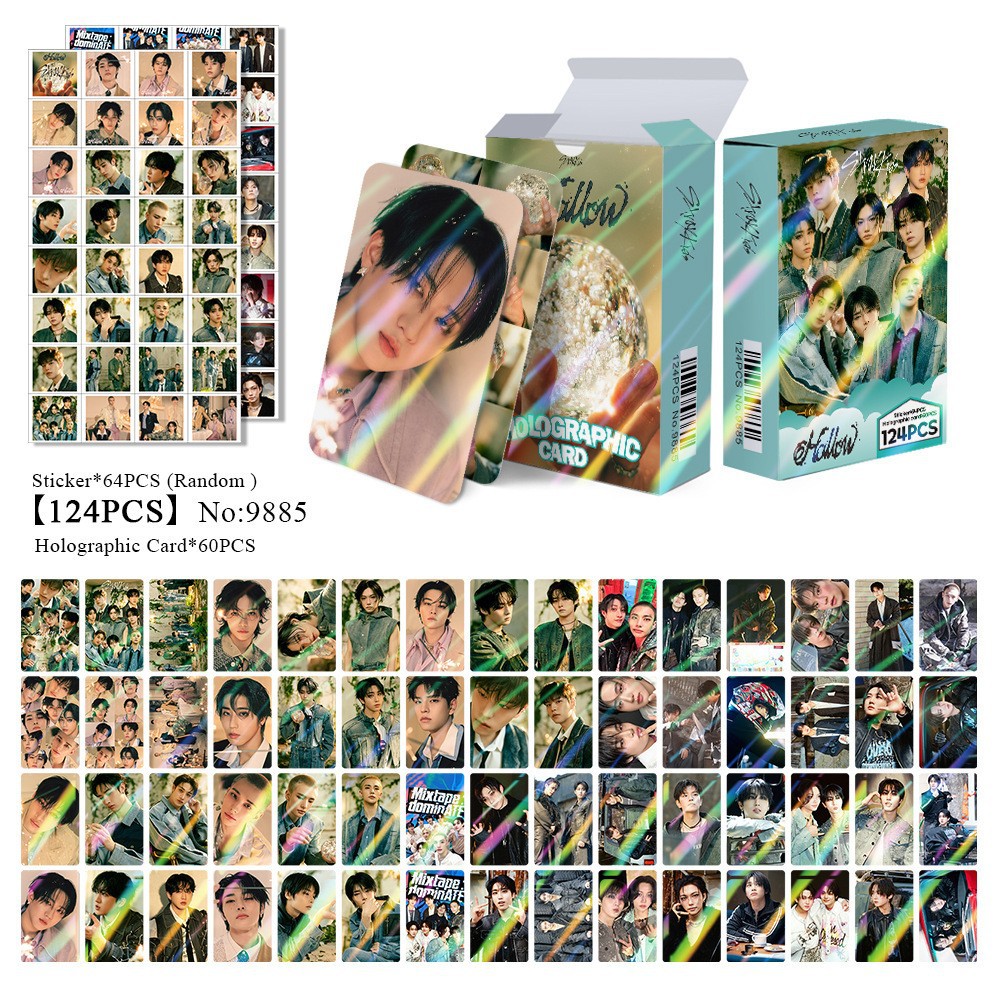 Straykids anime lomo cards price for a set of 124pcs