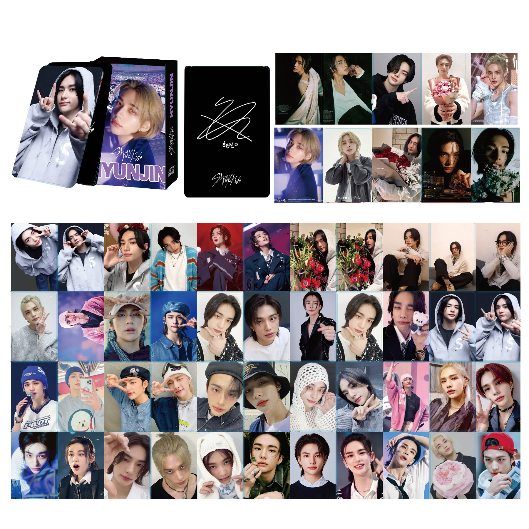 Straykids anime lomo cards price for a set of 55pcs