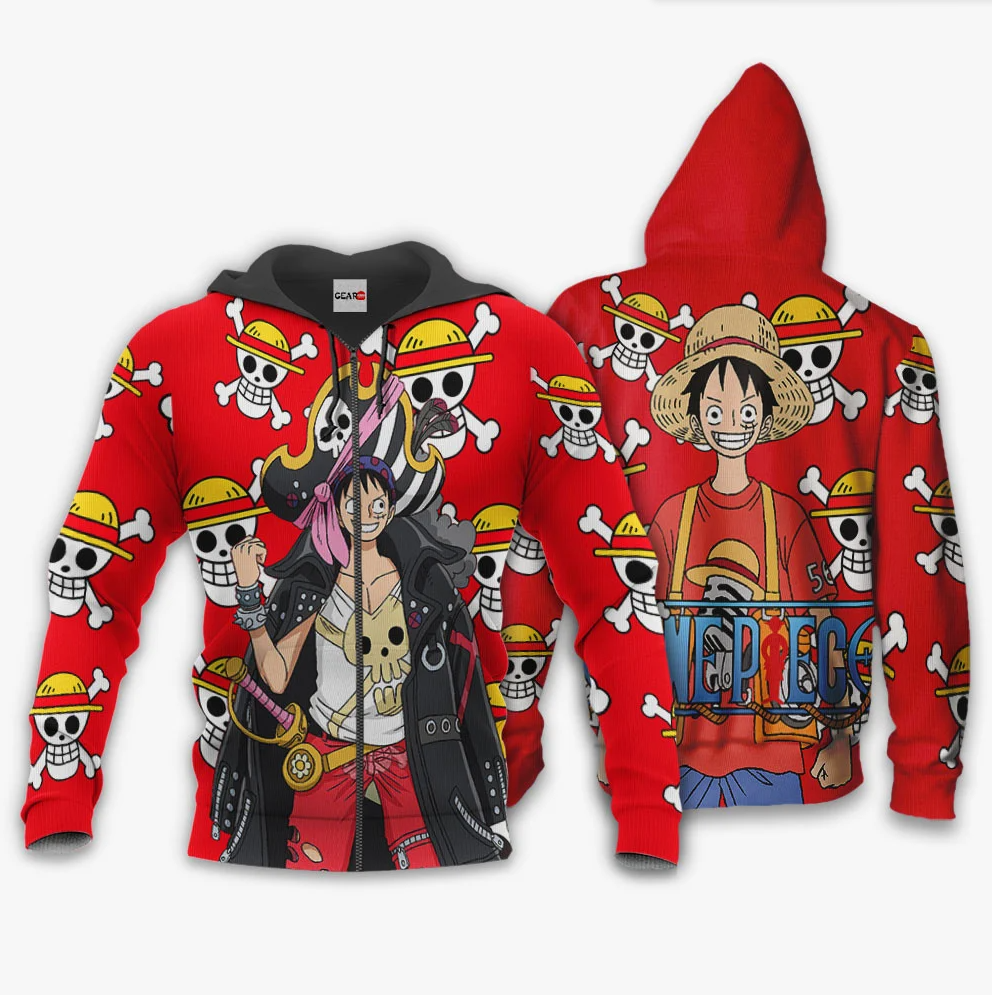 One Piece anime hoodie