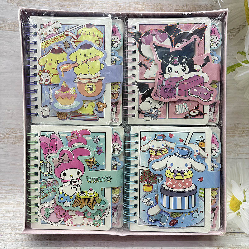 Kuromi anime notebook 24 pcs a set