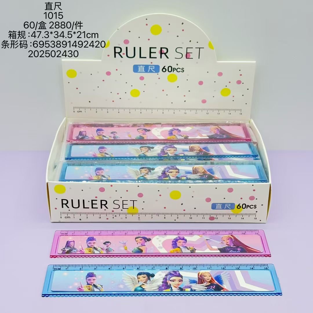 Kpop demon hunters anime ruler 60 pcs a set