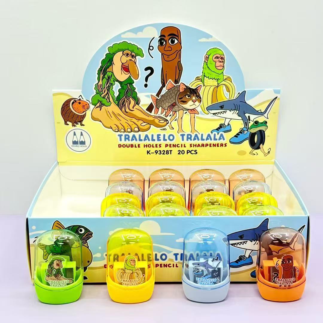 tungtungsahur anime pencil sharpener 20pcs a set
