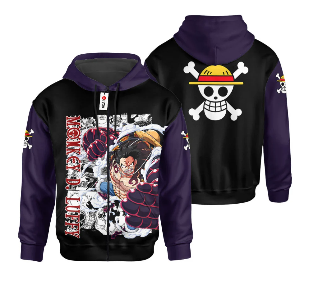 One Piece anime hoodie