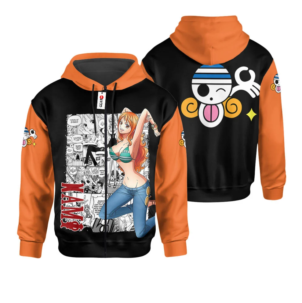 One Piece anime hoodie