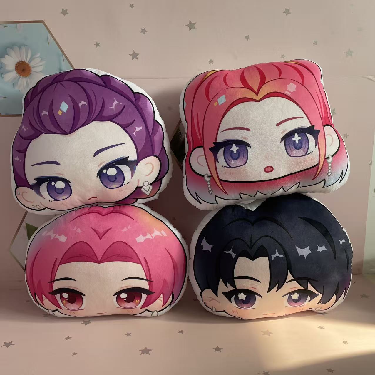 Kpop demon hunters anime cushion 45cm