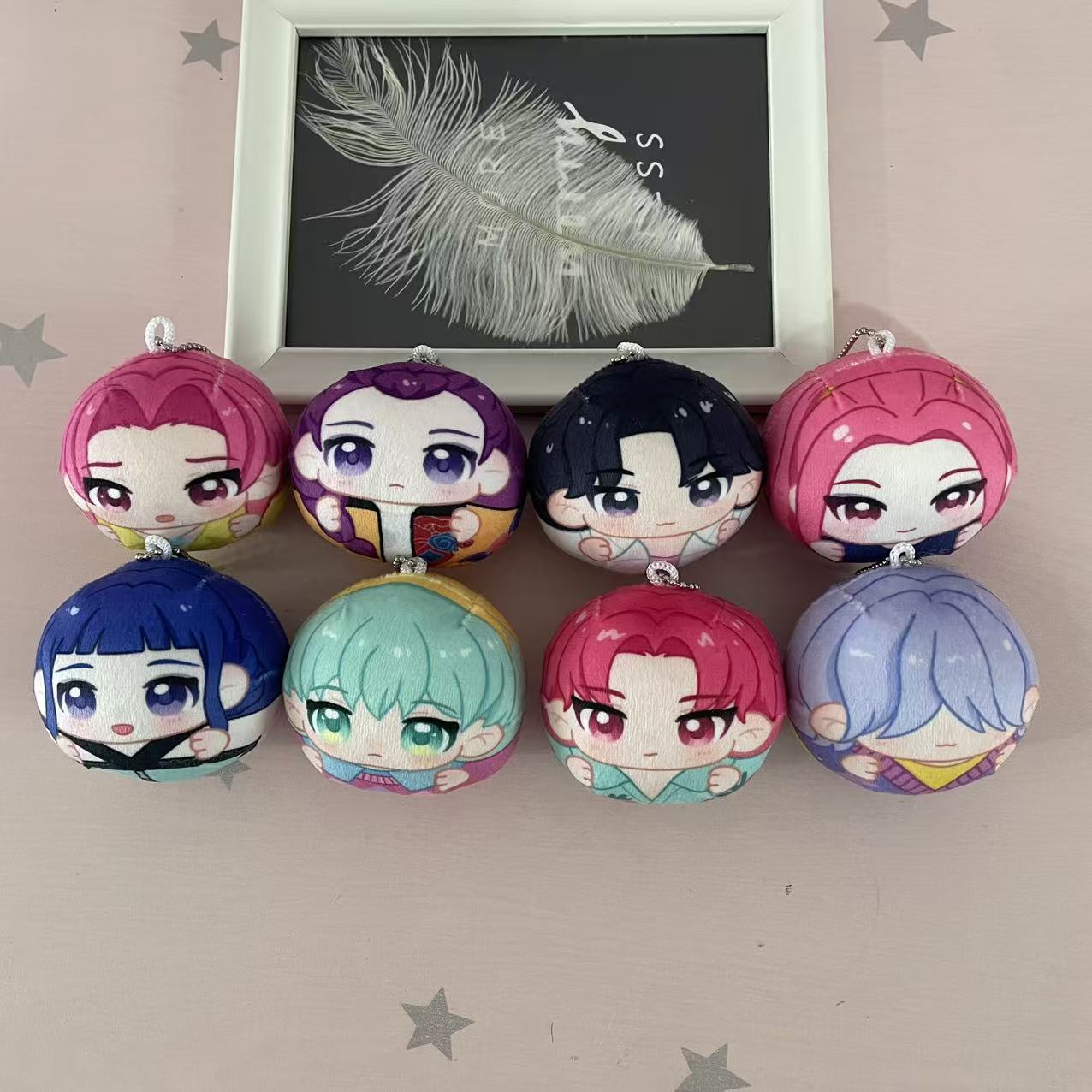 Kpop demon hunters anime plush doll 7cm